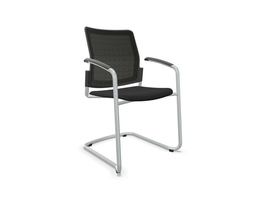 Urban Mesh Back Cantilever Meeting Chair