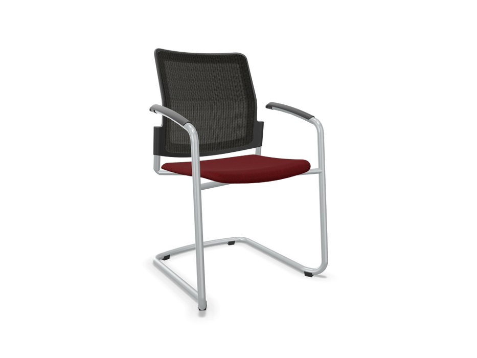 Urban Mesh Back Cantilever Meeting Chair