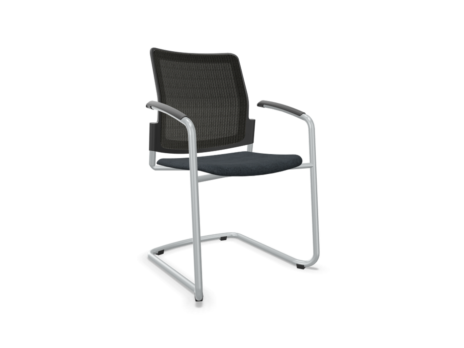 Urban Mesh Back Cantilever Meeting Chair