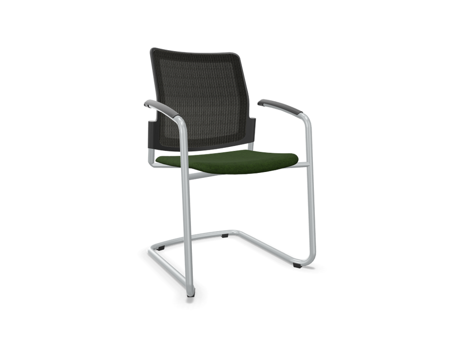 Urban Mesh Back Cantilever Meeting Chair