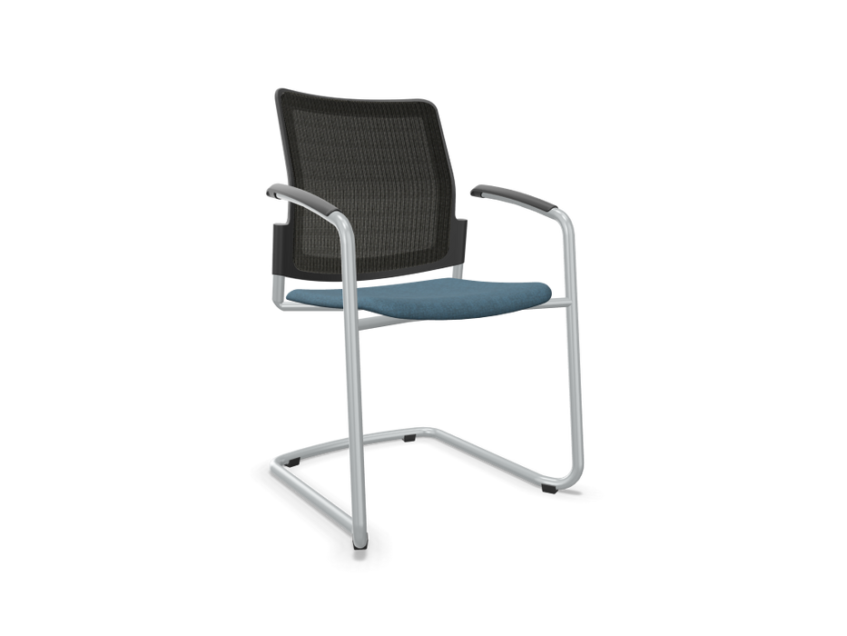 Urban Mesh Back Cantilever Meeting Chair