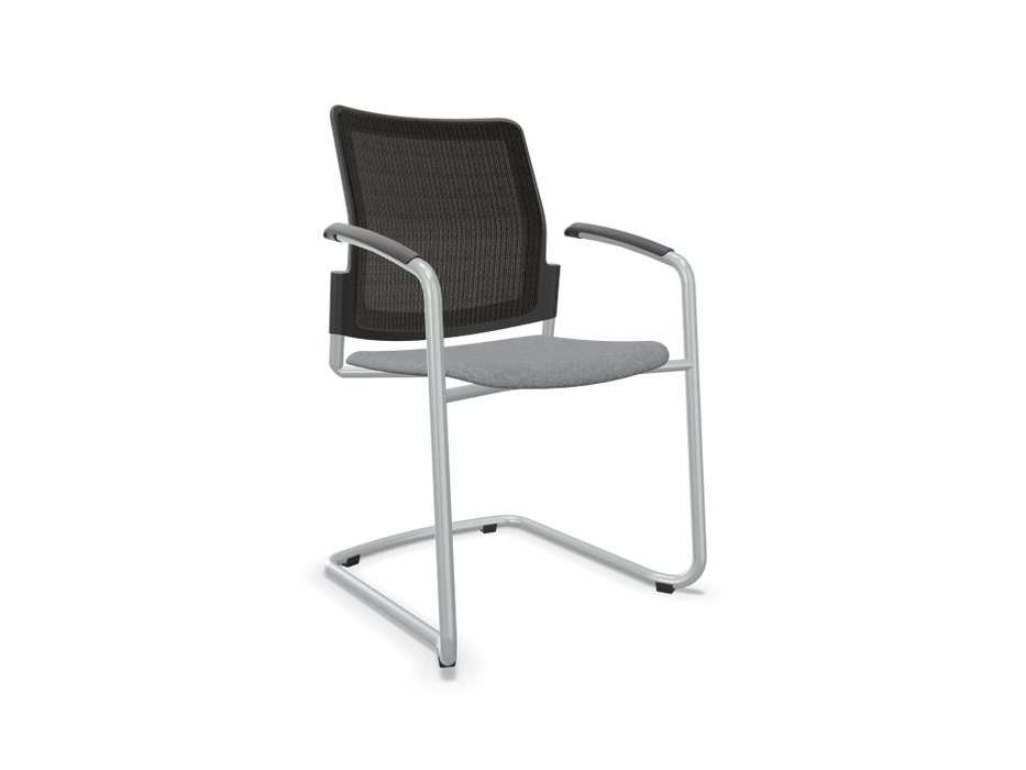 Urban Mesh Back Cantilever Meeting Chair