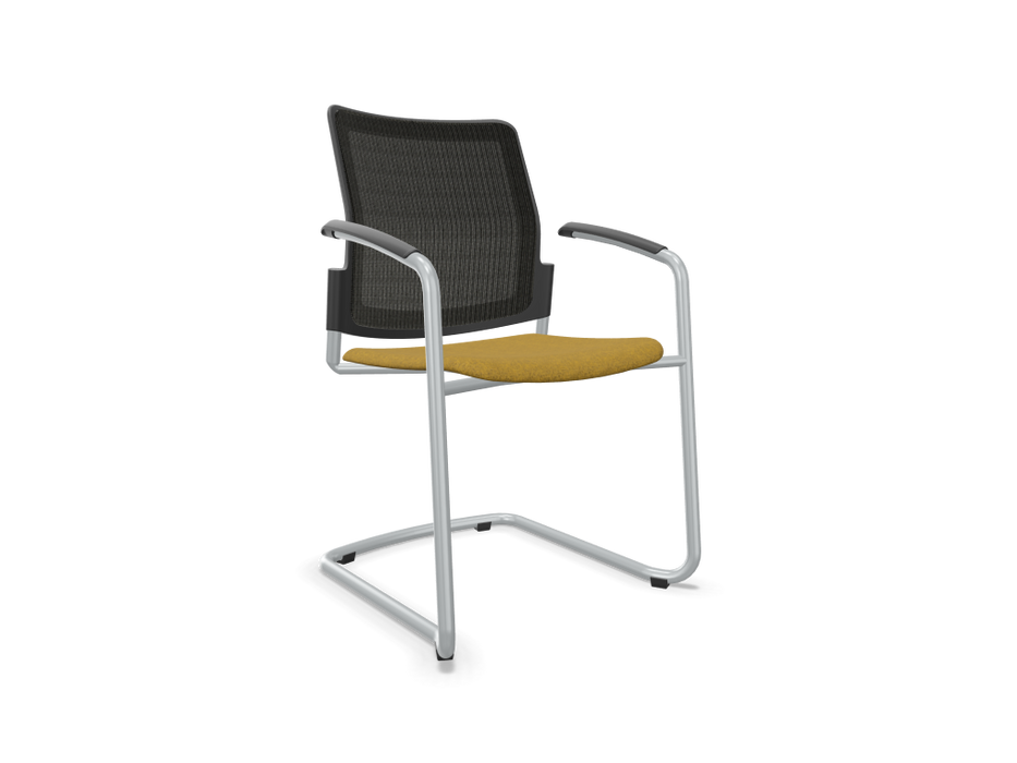 Urban Mesh Back Cantilever Meeting Chair