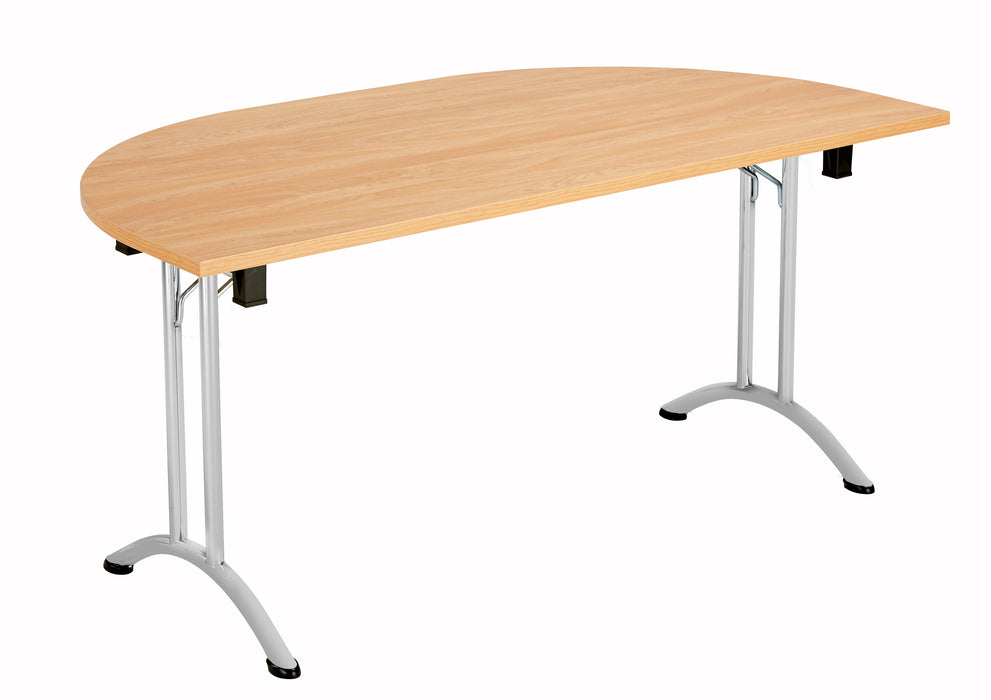 One Union Folding Meeting Table D End