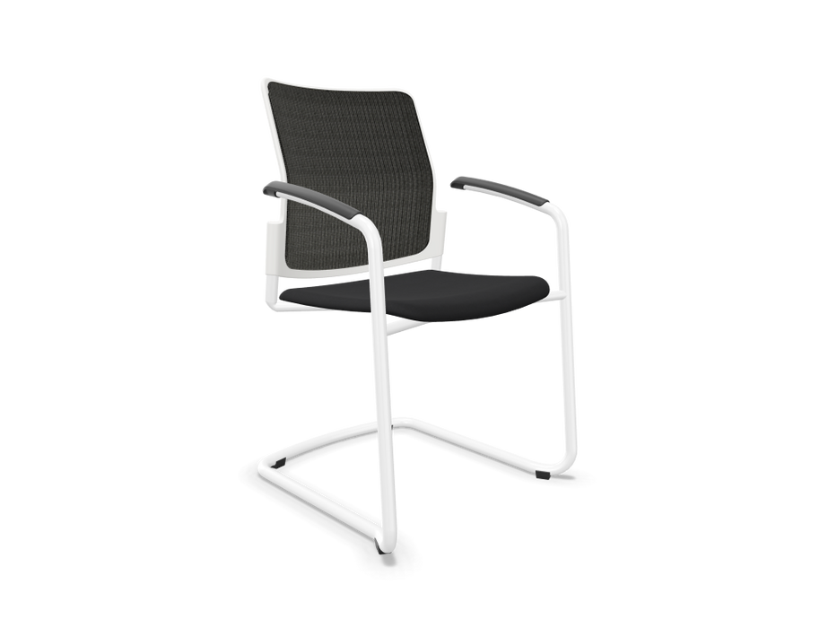 Urban Mesh Back Cantilever Meeting Chair