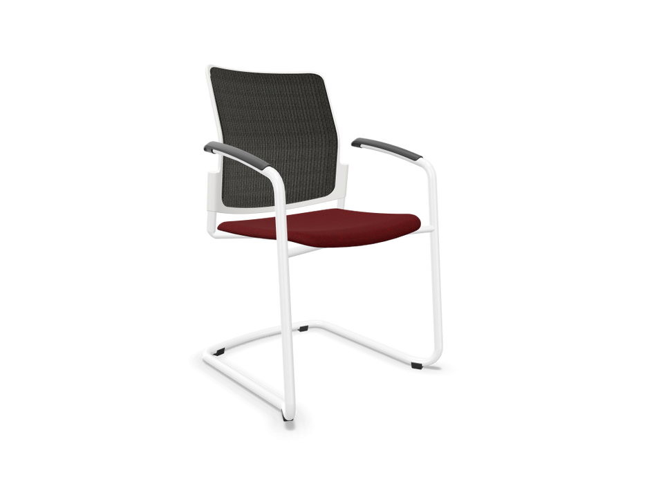 Urban Mesh Back Cantilever Meeting Chair