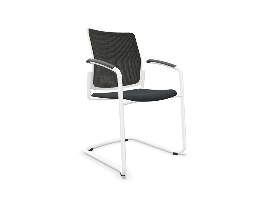 Urban Mesh Back Cantilever Meeting Chair