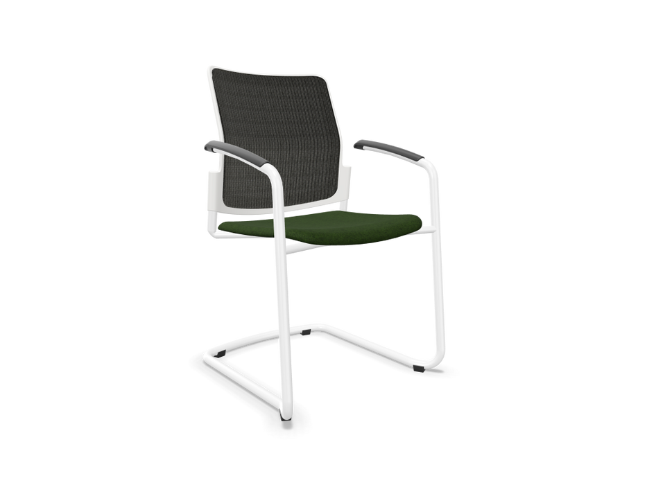 Urban Mesh Back Cantilever Meeting Chair