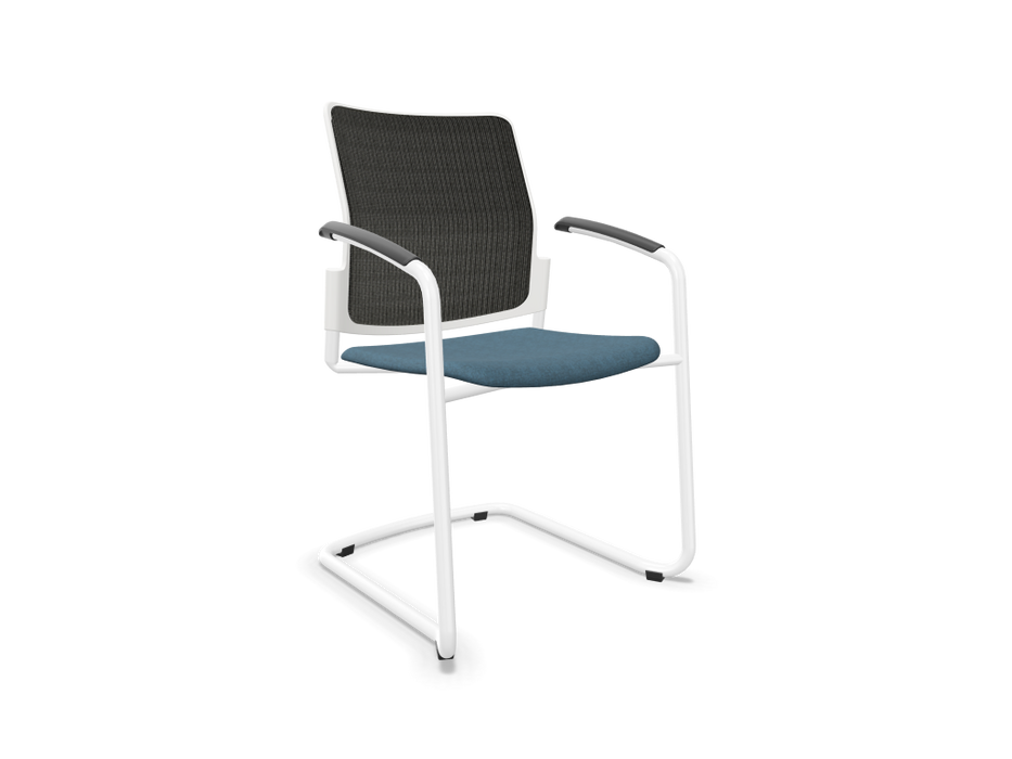 Urban Mesh Back Cantilever Meeting Chair