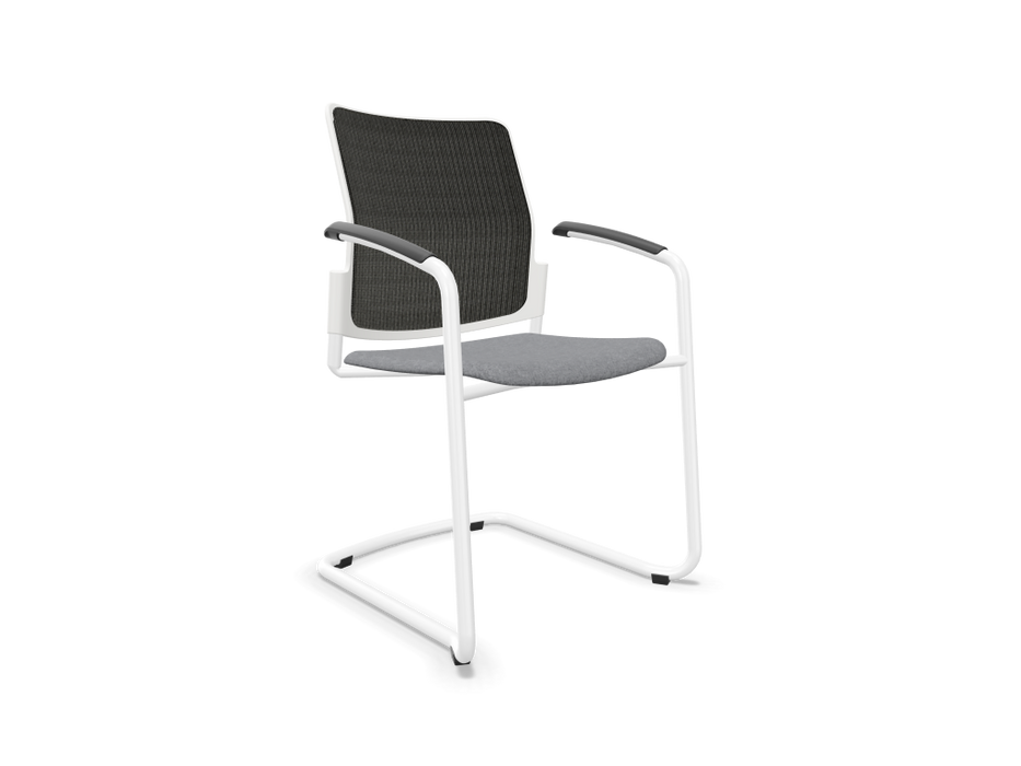 Urban Mesh Back Cantilever Meeting Chair