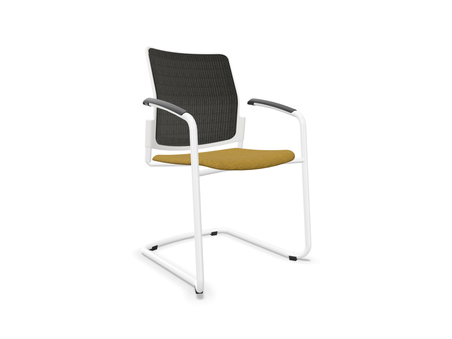 Urban Mesh Back Cantilever Meeting Chair